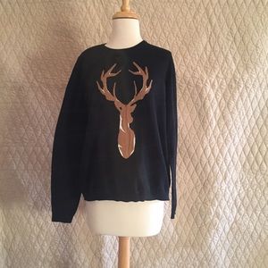 The Limited NWT deer logo sweater